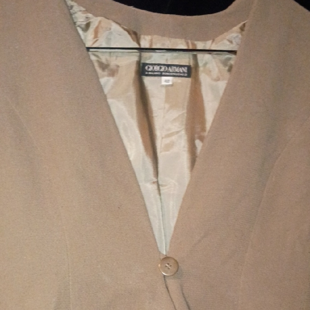 Giorgio Armani Tan Blazer